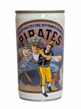 Vintage 1979 Iron City Beer Pittsburgh Pirates World Champions Beer Can